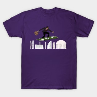 Man Fly on MOney Carpet! T-Shirt